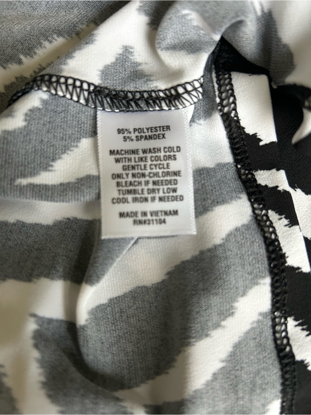 The Limited Black & White Zebra Dressy Halter - Picture 6 of 6